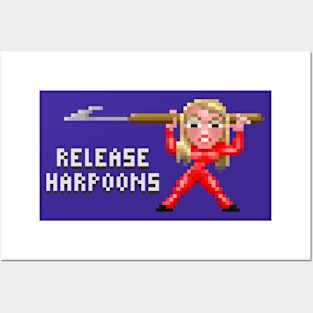 Release Harpoons! Posters and Art